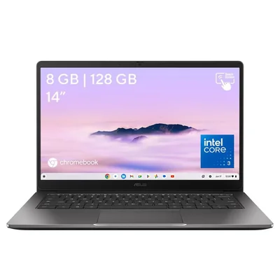 Chromebook Asus Plus CX14 Core i3 8GB RAM 128GB SSD Gris
