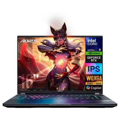 Laptop ia pc gamer aorus rtx 5070 8gb ultra 9 32gb 1tb 16"