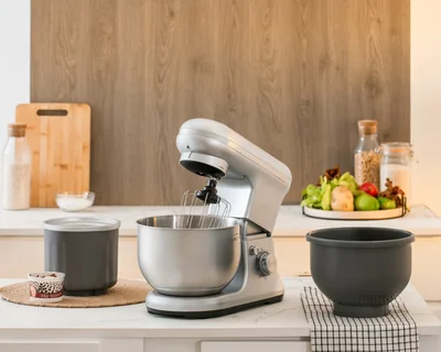 Batidora de Pedestal Jade Cook 4 en 1 C0530-00 6 Velocidades 8 Accesorios