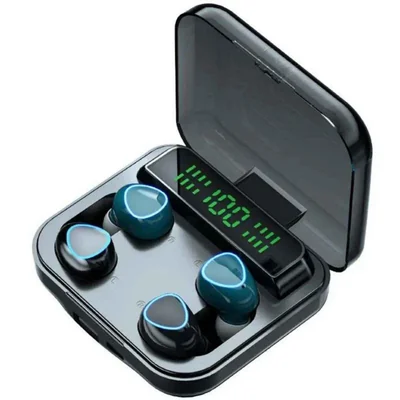 Audifonos Bluetooth Manos Libres Doble Par Hd M22 Fralugio Power Bank