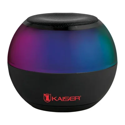 Kaiser Bocina Portátil de 2 Pulgadas Recargable de 5 W RMS con Efectos