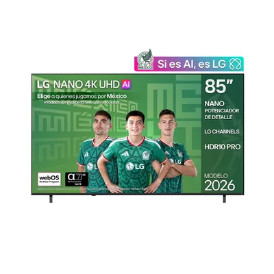 Pantalla LG de 85 Pulgadas 85nu850bpsa