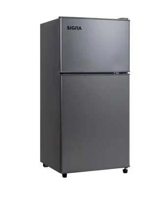 Refrigerador Signa Gris Frigobar Congelador 2 Puertas 86l 3 Pies 127v