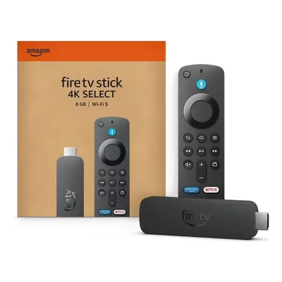 Amazon Fire Tv Stick 4k Select  8gb Control Con Alexa Negro De Voz Sistema Vega Os  Negro.