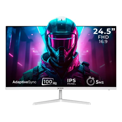 Monitor Gamer 24.5 Xtreme Pc Gaming Infinite Game 5ms 100hz Fhd Ips Hdmi Altavoces Adaptive-sync Blanco Mxtwt245f
