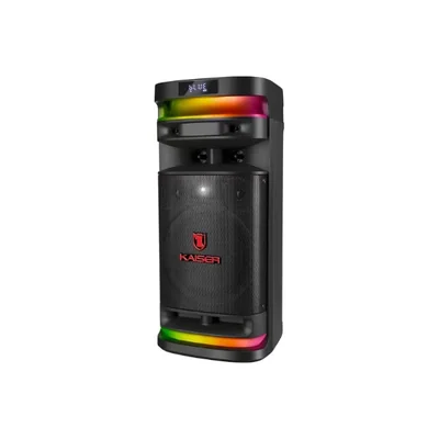 Bafle Profesional Bluetooth 5.3 Kaiser Ksb-4008 8 Pulgadas Potencia De Salida 20 000 W Pmpo / 40 W Rms Con Luz Led Más Micrófono