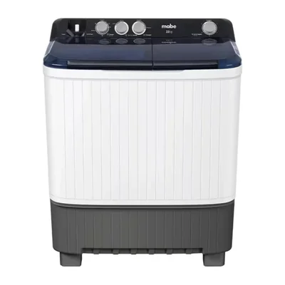 Lavadora De Doble Tina Mabe 22kg Blanca Lmdx2224hbab0
