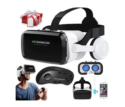 Gafas De Realidad Virtual Vr Con Auriculares Y Controlador