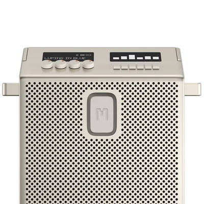 Bocina Mondo Bluetooth Medium Greige Inalámbrica Portátil Color Gris Beige