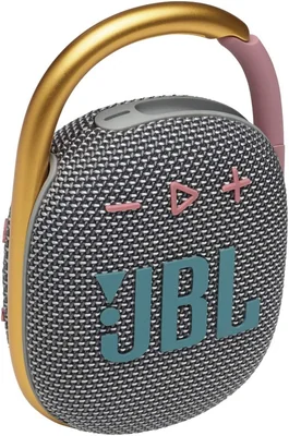JBL Clip 4 Bocina Portátil Bluetooth IP67 10 horas Contra Agua, Polvo y Golpes. Color Gris