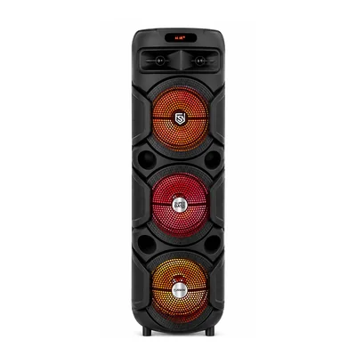 Bafle Amplificado Fussion PBS-8X3004 Super Bass 3X8 pulgadas 40000W PMPO ENDY
