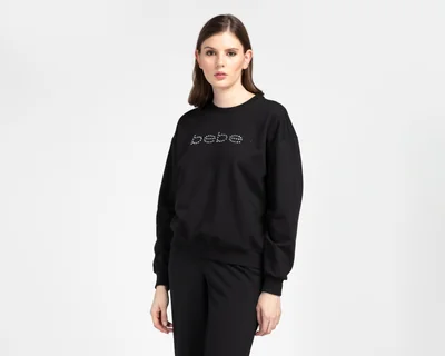 Sudadera Negra Bebe para Mujer