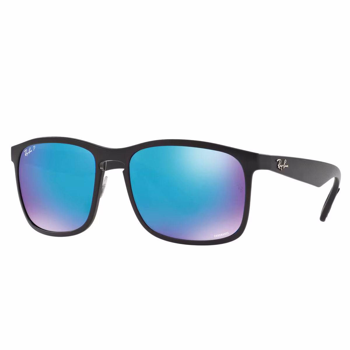Ray-Ban Azul polarizado, armazón negro