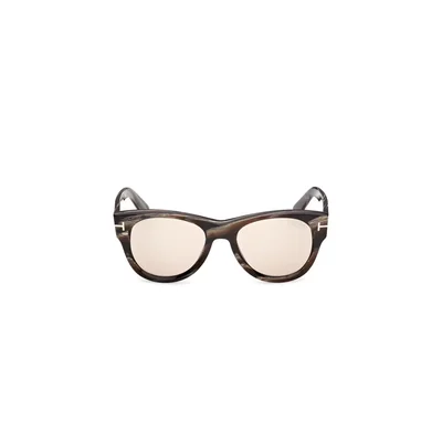 Lentes de Sol Tom Ford Café para Hombre