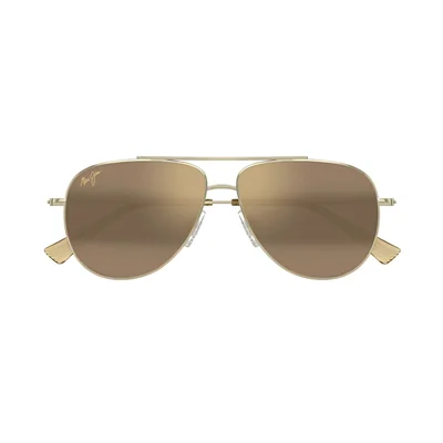 Lentes de Sol Maui Jim Dorado Unisex