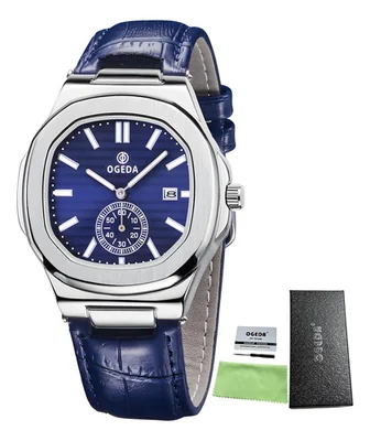 Reloj De Cuarzo Para Hombre Ogeda Classic Brand Nautilus Col