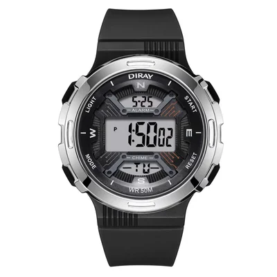 Reloj de Pulsera Diray Negro para Caballero
