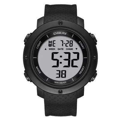 Reloj de Pulsera Diray Negro para Hombre