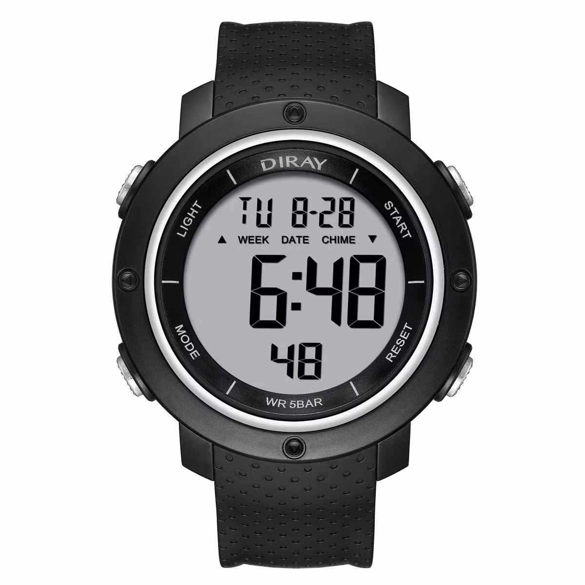 Reloj de Pulsera Diray Negro para Hombre