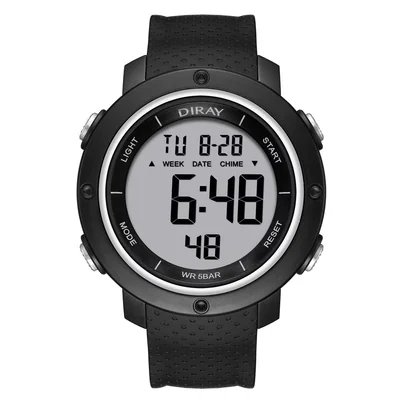 Reloj de Pulsera Diray Negro para Hombre