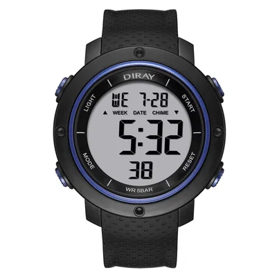 Reloj de Pulsera Diray Negro para Caballero