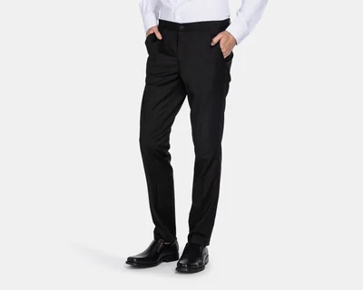 Pantalón de Vestir Wall Street Negro