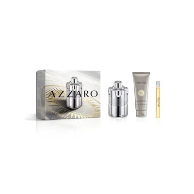 Estuche Fragancia Azzaro Eau De Parfum 100Ml+Hb75+10Ml Para Caballero