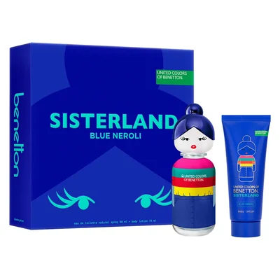 Set de fragancia Benetton Sisterland Blue Neroli Eau de Toilette Para Mujer