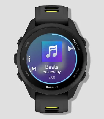 Monitor deportivo Forerunner 170 Music, GPS, Wi-Fi, Black & Yellow, WW para entrenamiento