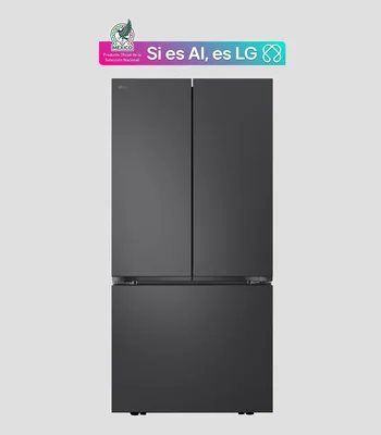 Refrigerador French Door, 25 p3 Básico negro