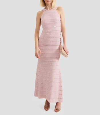 Vestido Maxi con Lentejuelas Mujer
