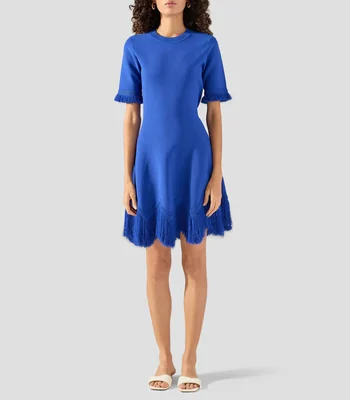 Vestido mini liso Vittoria Mujer