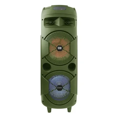 Bafle Amplificado Fussion PBS-2X8004GR 2X8" Bazooka 40,000W Verde END