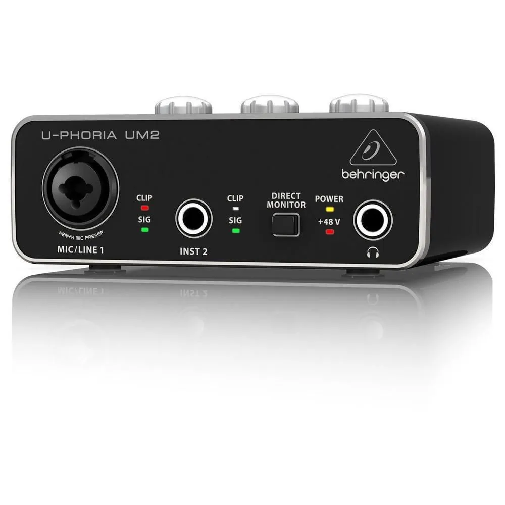 Behringer u-phoria um2 interfaz de audio usb