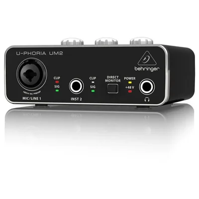 Behringer u-phoria um2 interfaz de audio usb