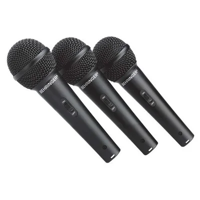 Behringer XM1800S Juego de 3 Microfonos Dinámicos