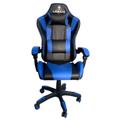 Silla Gamer Libitium Gaming Consola Pc Ergonómica Reclinable Azul