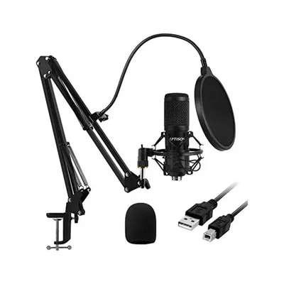 Micrófono Gamer Condensador Usb 192khz / 24bit Kit