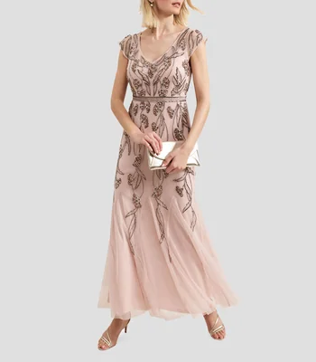 Vestido Largo Evonne Beaded Mujer