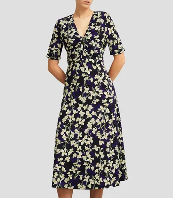 Vestido midi estampado Peyton Mujer