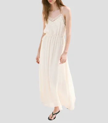 Vestido largo liso Baz Mujer
