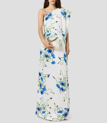 Vestido de fiesta maxi estampado Mujer