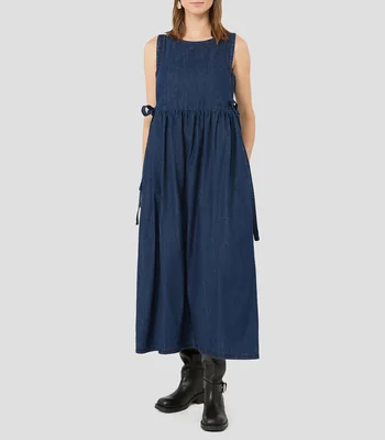Vestido largo sólido Mujer