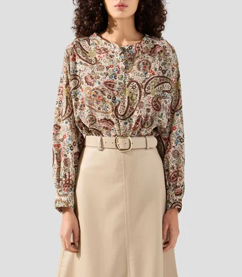 Blusa fantasía manga larga Mujer