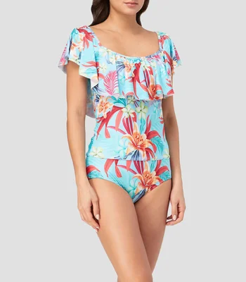 Tankini 2 Piezas estampado Mujer
