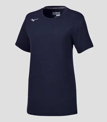Playera para correr cuello redondo manga corta lisa Mujer