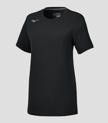 Playera para correr cuello redondo manga corta lisa Mujer