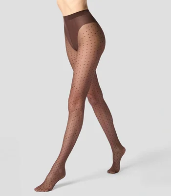 Medias polkadots Mujer