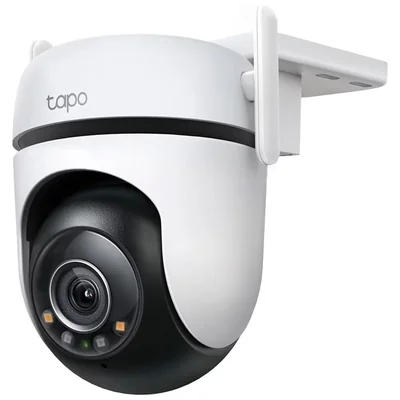 Camara De Seguridad Wifi Tp-link Tapo C520ws 4mp Exterior 2k Qhd 2.4ghz Giro 360 Vision Nocturna Color Blanco