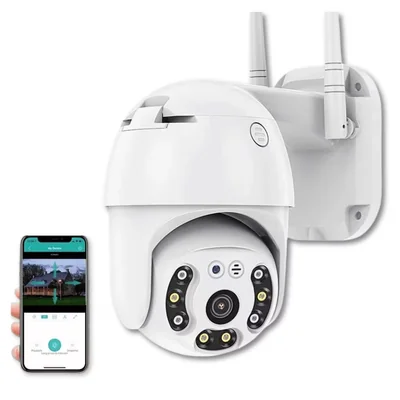 Cámara De Vigilancia Wifi 24/7 Exterior Con Sensor de Movimiento.
